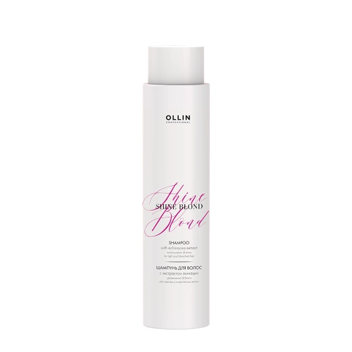 Шампунь с экстрактом эхинацеи / Ollin Shine Blond 300 мл