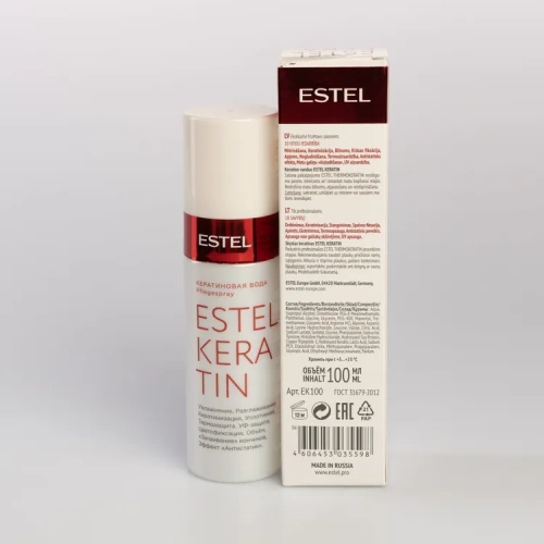 Вода кератиновая для волос / KERATIN 100 мл фото 4