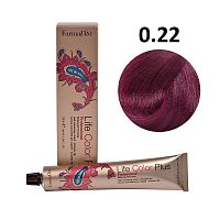 Крем-краска для волос Farmavita Life Color Plus 0.22 Violet фиолетовый бустер, 100 мл