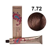 Крем-краска для волос Farmavita Life Color Plus 7.72 блондин коричнево-перламутровый, 100 мл