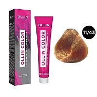 Крем-краска для волос OLLIN Color 11/43 специальный блондин медно-золотистый, 100 мл
