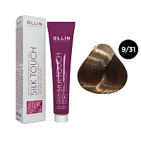 Крем-краска для волос OLLIN Silk Touch 9/31 блондин золотисто-пепельный, 60 мл