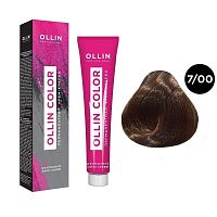 Крем-краска для волос OLLIN Color 7/00 русый глубокий, 100 мл