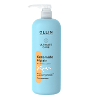 Шампунь для волос восстанавливающий с церамидами OLLIN ULTIMATE CARE 1000 мл