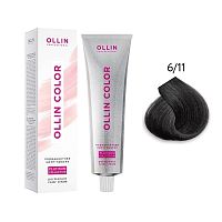 Крем-краска для волос OLLIN Color Platinum Collection 6/11 темно-русый интенсивно-пепельный, 100 мл