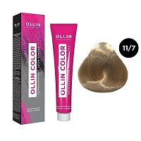 Крем-краска для волос OLLIN Color 11/7 специальный блондин коричневый, 100 мл