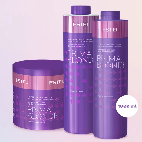 Шампунь серебристый для волос / OTIUM Prima Blond 1000 мл фото 3
