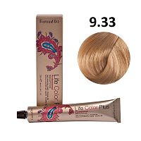 Крем-краска для волос Farmavita Life Color Plus  9.33 насыщенный очень светлый блондин золотистый, 100 мл