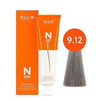 Крем краска для волос OLLIN N-JOY 9/12 блондин пепельно-фиолетовый, 100 мл