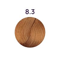 8.3 Светлый блондин золотистый Farmavita Стойкая крем-краска без аммиака B.Life Color 100 мл.