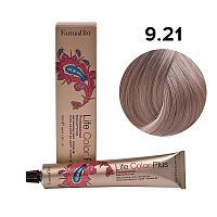Крем-краска для волос Farmavita Life Color Plus 9.21 очень светлый жемчужный пепельный блонд, 100 мл