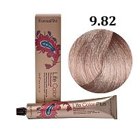 Крем-краска для волос Farmavita Life Color Plus 9.82 очень светлый блондин коричнево-перламутровый, 100 мл