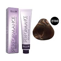 Крем-краска для волос OLLIN Performance 7/00 русый глубокий, 60 мл