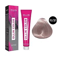 Крем-краска для волос OLLIN Color  11/21 специальный блондин фиолетово-пепельный, 100 мл