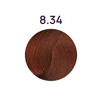 8.34 светлый блондин золотисто-медный Farmavita Крем-краска Suprema Color 60 мл.