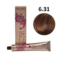Крем-краска для волос Farmavita Life Color Plus 6.31 табак, 100 мл
