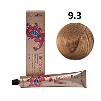 Крем-краска для волос Farmavita Life Color Plus 9.3 очень светлый блондин золотистый, 100 мл