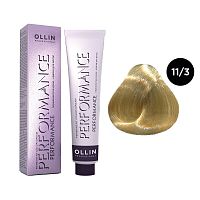 Крем-краска для волос OLLIN Performance 11/3 специальный блондин золотистый, 60 мл
