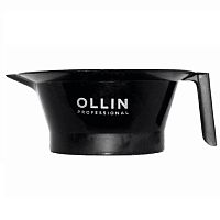 Черная чаша для окрашивания с ручкой 230 мл OLLIN
