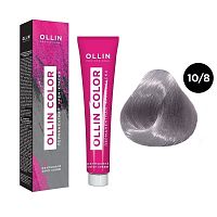 Крем-краска для волос OLLIN Color 10/8 светлый блондин жемчужный, 100 мл