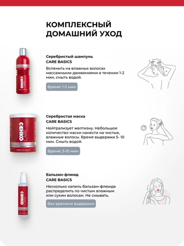 Шампунь серебристый / Care Basics Silber Shampoo 1000 мл фото 4