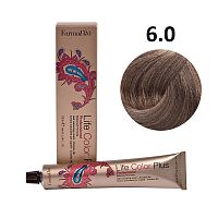 Крем-краска для волос Farmavita Life Color Plus 6.0 темный блондин, 100 мл