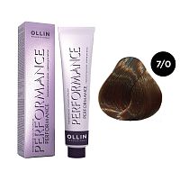 Крем-краска для волос OLLIN Performance 7/0 русый, 60 мл