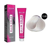 Крем-краска для волос OLLIN Color 11/81 специальный блондин жемчужно-пепельный, 100 мл