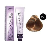 Крем-краска для волос OLLIN Performance 9/73 блондин коричнево-золотистый, 60 мл