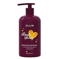 Шампунь для волос с экстрактами манго и ягод асаи OLLIN Beauty Family, 500 мл