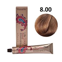 Крем-краска для волос Farmavita Life Color Plus 8.00 насыщенный светлый блондин, 100 мл