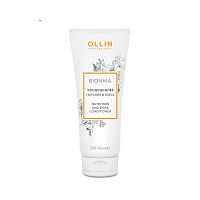 Кондиционер для волос Питание и блеск OLLIN BioNika 200 мл