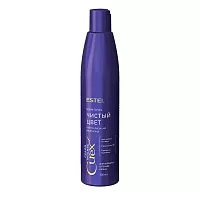 Шампунь оттеночный серебристый для холодных оттенков блонд / Curex Color Intense 300 мл