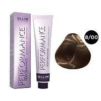 Крем-краска для волос OLLIN Performance 8/00 светло-русый глубокий, 60 мл