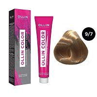Крем-краска для волос OLLIN Color 9/7 блондин коричневый, 100 мл