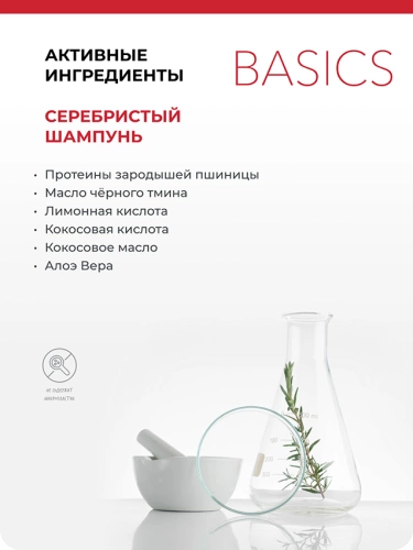 Шампунь серебристый / Care Basics Silber Shampoo 1000 мл фото 3