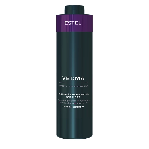 Шампунь-блеск молочный для волос / VEDMA 1000 мл
