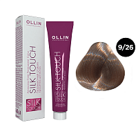 Крем-краска для волос OLLIN Silk Touch 9/26 блондин розовый, 60 мл