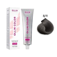 Крем-краска для волос OLLIN Color Platinum Collection 8/11 светло-русый интенсивно-пепельный, 100 мл