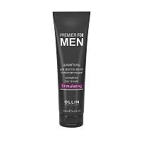 Стимулирующий шампунь для роста волос OLLIN Premier For Men, 250 мл