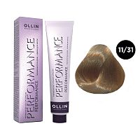 Крем-краска для волос OLLIN Performance 11/31 специальный блондин золотисто-пепельный, 60 мл